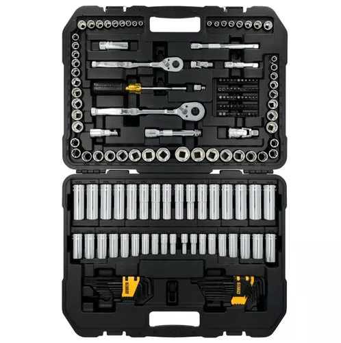 Jogo de Ferramentas Mecânicas 182 Peças ToughSeries 3/8 & 1/2 – ref. DWMT45404 Dewalt