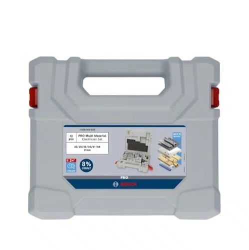 Jogo de Serra Copo Para Eletricista Bimetal 22 a 64mm com 12 Peças 2608900524 -Bosch