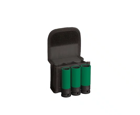 Jogo de Soquete de Impacto Enc. 1/2'' 17 a 21MM Extra Longo com 03 Peças PRO -Bosch