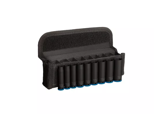Jogo de Soquete de Impacto Enc. 1/4'' 06 a 14MM Longo com 09 Peças PRO -Bosch