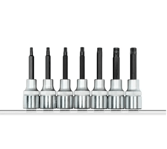 Jogo de Soquete Torx Longo 1/2" Gedore Red 7 Peças 3300046