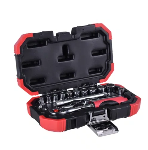 Jogo de Soquetes Sextavados 4MM A 13MM Encx 1/4" 16 Peças R49003016 Gedore Red