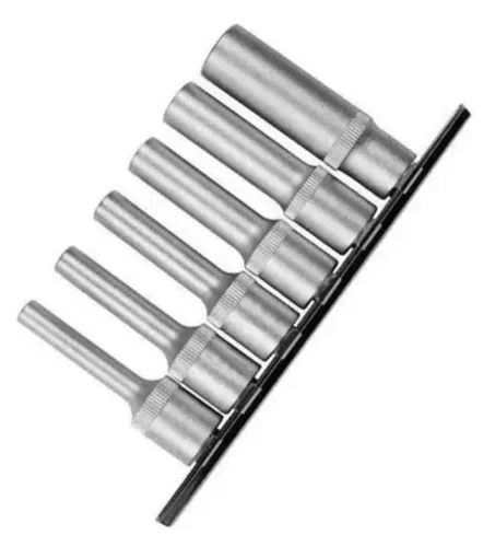 Jogo de Soquetes tipo Tork Longos com Encaixe de 3/8 Pol. 6 Peças R51208106 Gedore Red