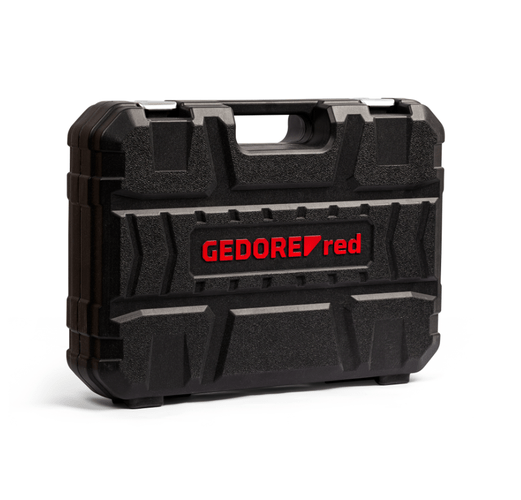 Jogo Soquete 1/4 e 1/2 Sextavado Com 94 Peças  R46013094 - Gedore Red