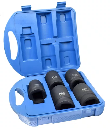 Jogo soquete impacto 1'' 24 a 33MM sextavado longo modelo PRO-2433K PDR