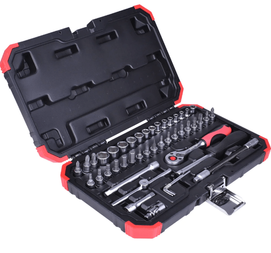 Jogo Soquete Sextavado Gedore 1/4 Com 46 Peças R49003046