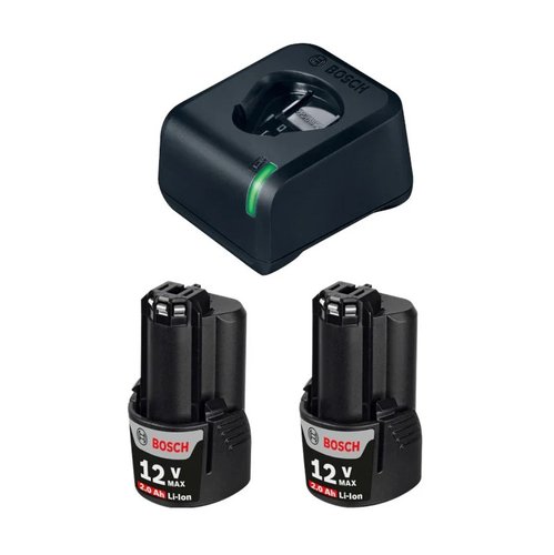 Kit Carregador 12v GAL 12V-20 + 2 Bater.12v Bosch 1600A021KS