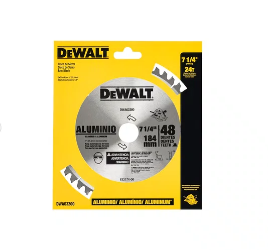 Lâmina para Serra Circular Linha DWA  7 1/4" 48D DWA03200