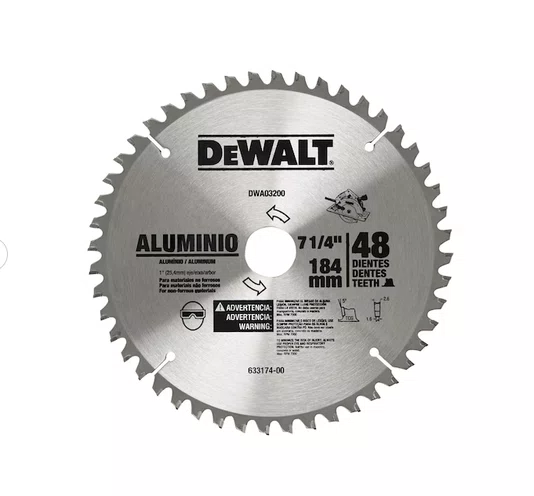 Lâmina para Serra Circular Linha DWA  7 1/4" 48D DWA03200