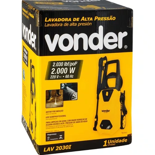 Lavadora de Alta Pressão 2.030lbs 342l/h LAV2030I 220V -Vonder