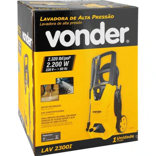Lavadora de Alta Pressão 2.320lbs 450l/h LAV2300I 220V -Vonder