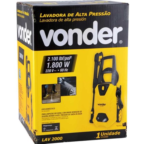 Lavadora de alta pressão LAV 2000 2.100LBS  220V  6864200220 Vonder