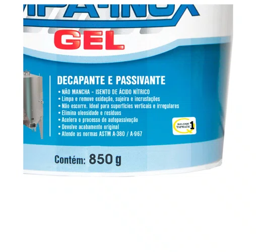 Limpa Inox em Gel 850g QUIMATIC-LG2