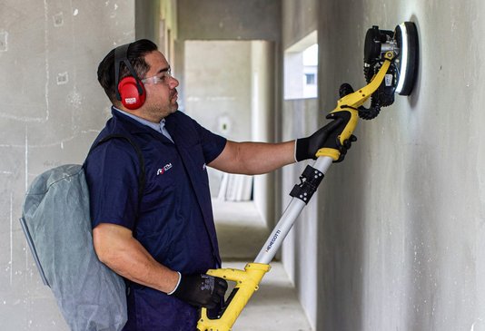 Lixadeira de Parede 750W com Braço Extensível - MENEGOTTI-MLP750