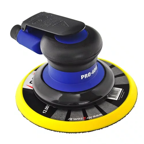 Lixadeira pneumatica roto orbital 6'' sem aspiração modelo PRO-406 PDR