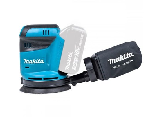 Lixadeira Roto Orbital Bateria 18v Makita Dbo180z Sem Bateria E Sem Carregador
