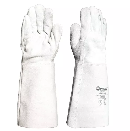 Luva de Raspa Petroleira Cano 20cm CA 49648  Tamanho 9 -  Imbat