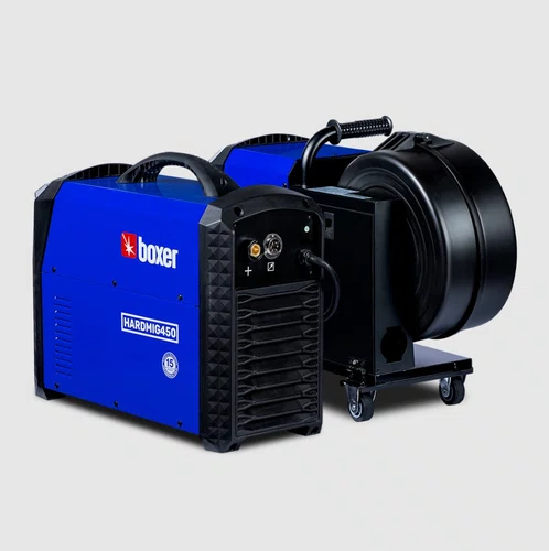 Máquina de Solda Multiprocessos Hardmig 450 com Cabeçote Externo Trifásica 380V -Boxer