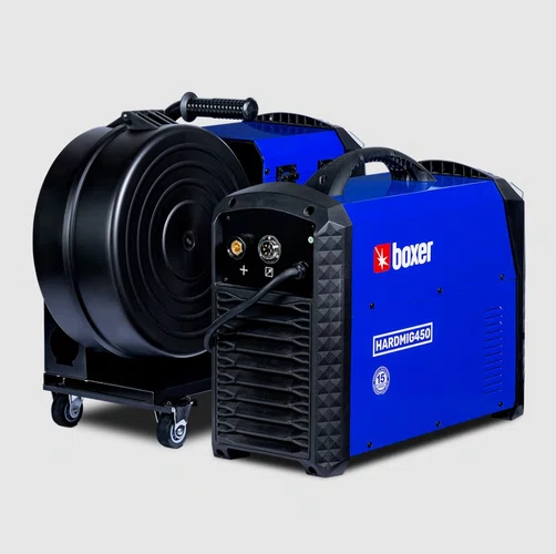 Máquina de Solda Multiprocessos Hardmig 450 com Cabeçote Externo Trifásica 380V -Boxer
