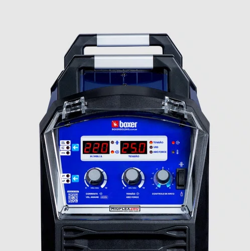 Máquina de Solda Multiprocessos MigFlex 280 380V +Tocha BX24 -Boxer
