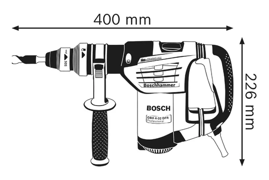 MARTELETE PERFU/ROMPE 900W GBH 4-32 DFR 4,2J 32MM BOSCH