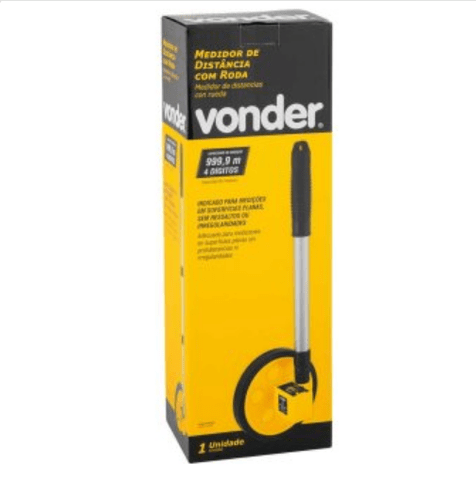 Medidor de Distancias Contador Analogico 04 Digitos com Roda 3841000999 -Vonder