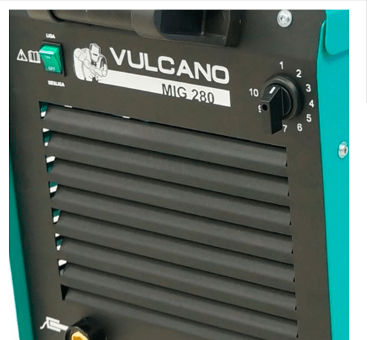 Maquina de Solda Vulcano Mig 280 30-280A Trifásica 220/380V -Balmer
