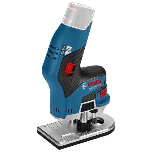 Mini Tupia 12V GKF12V-8 sem Bateria e Carregador Bosch