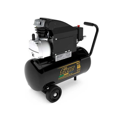 Motocompressor de Ar FIAC Bulldog 8,2/24 120PSI Motor 1,5HP Com Rodas 220V -Pressure