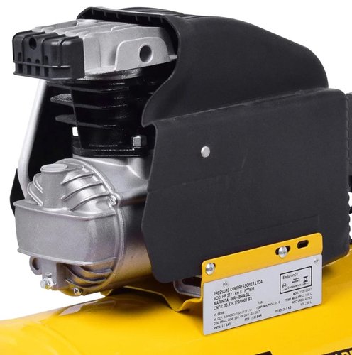 Motocompressor de Ar Motopress 8,2/50 116PSI Motor 2,0HP Com Rodas 220V -Pressure