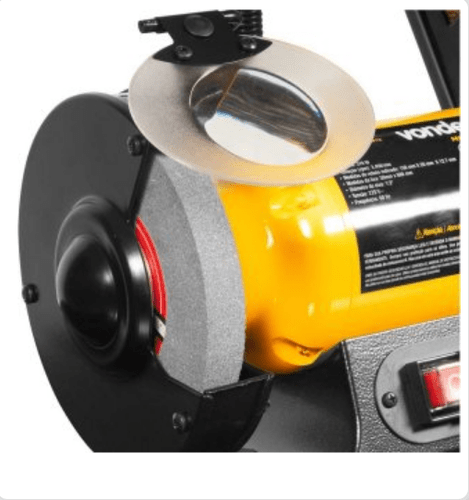 Motoesmeril MLV370 2 em 1 1/2CV com Lixadeira e Luminaria Monofasico 220V -Vonder
