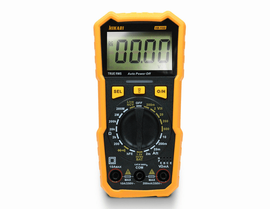 Multimetro Digital HM-1500 CAT III 600V com iluminação -Hikari
