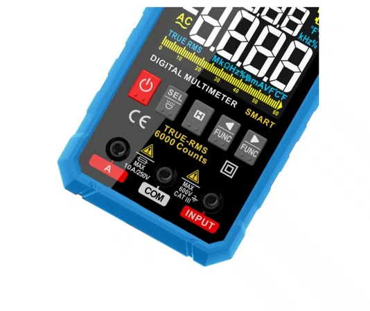 Multimetro Digital SM-1600 CAT III 600V AC/DC Com Display -Minipa