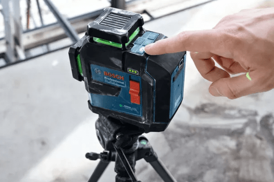 Nivel a Laser 360G GLL 80-33 G 160M Linhas Verdes de Chão + Receptor e Pilha -Bosch