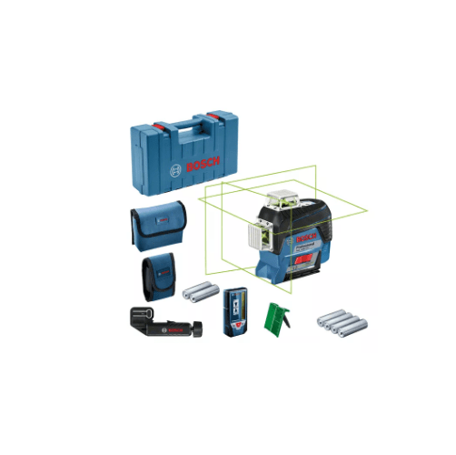 NIVEL A LASER GLL 3-80 CG 120M LINHAS VERDE COM RECEPTOR LR7