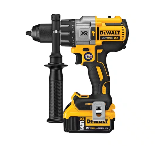 Parafusadeira a bateria 20V 1/2 DCD996 Brushless + 2 Baterias 5 Ah + Carregador bivolt + Maleta