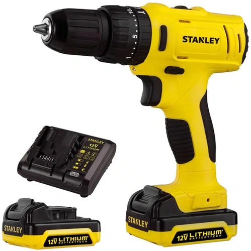 Parafusadeira de Impacto 12V 3/8'' SCH121S2K-BR +Kit Carregamento Bivolt e Maleta -Stanley