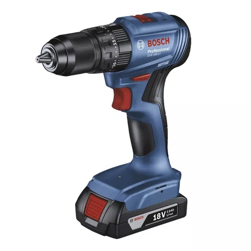 Parafusadeira de Impacto 18V GSB 185-LI 1/2'' +Kit Carregamento +23 Acessórios e Maleta -Bosch