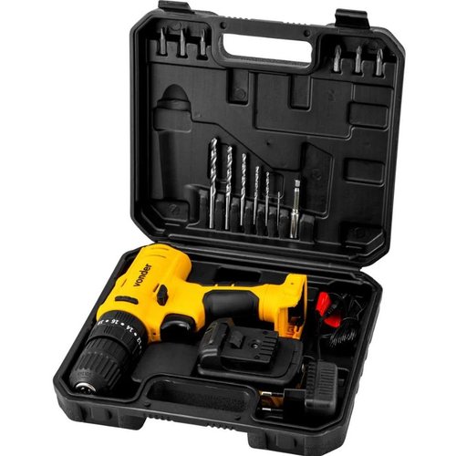 Parafusadeira de Impacto a Bateria 12V PFV 120I 3/8'' + Kit Carregamento e Maleta -Vonder