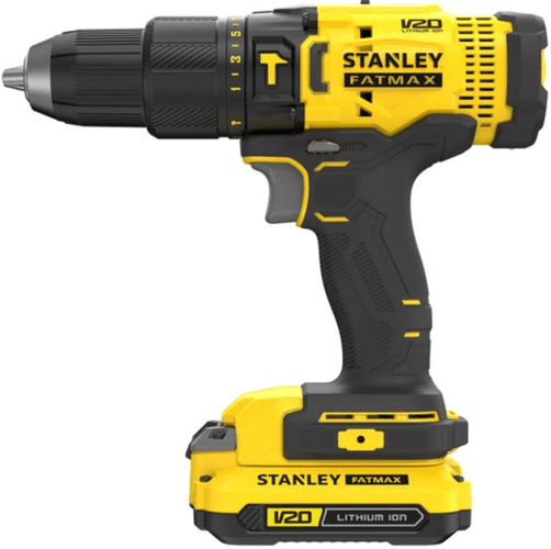 Parafusadeira de Impacto 20V SCD711D2K-BR 1/2'' +02 Bateria 2AH +Carregador e Maleta - Stanley