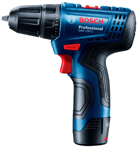 Parafusadeira Furadeira GSR 120-LI 3/8 Pol. 12V com 2 Baterias 2.0Ah Bivolt
