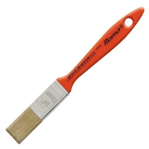 Pincel Trincha 303 Cerdas Brancas 3/4'' (19mm) 303002  -Roma