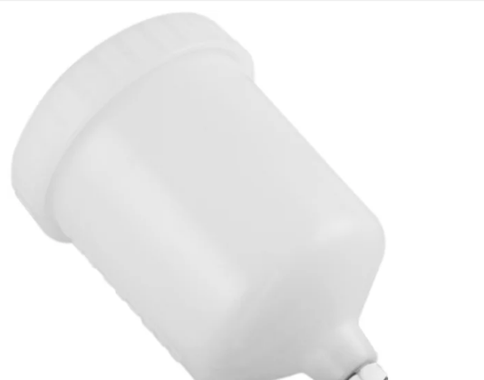 Pistola de Pintura Milenium Bico 1.3mm HVLP Alimentação por Gravidade Caneca de Nylon 600ml Com Regulador de Pressão - Arprex
