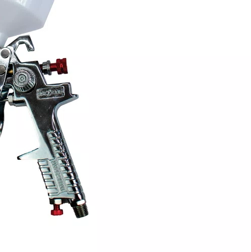 Pistola De Pintura Pneumática SGT3011B Bico 1.3mm Alimentação por Gravidade Caneca de Nylon 600ml -Sigma