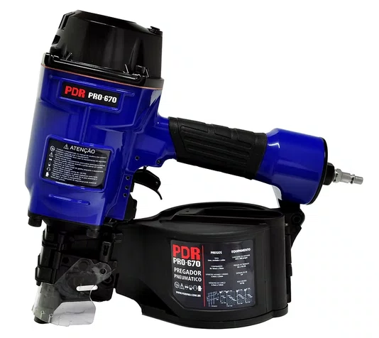 Pregador pneumatico para pregos 45 a 70mm modelo PRO-670 PDR