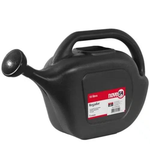 Regador de Plástico Preto 10 Litros Nove54 -Vonder