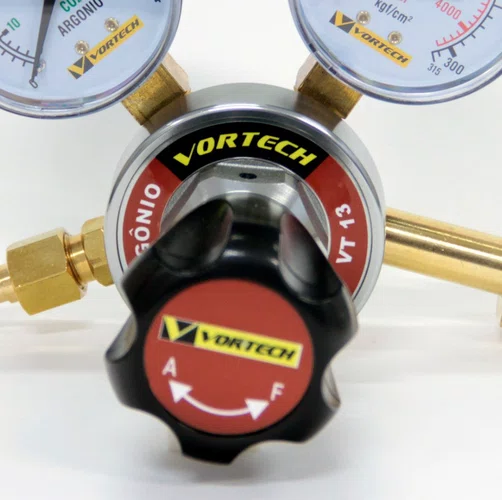 Regulador De Pressão Argônio Vt13 Vortech