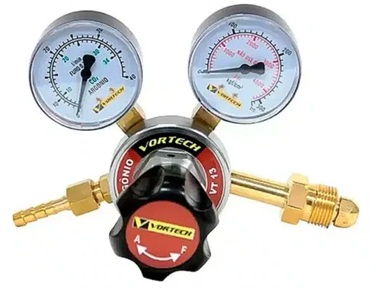 Regulador De Pressão Argônio Vt13 Vortech
