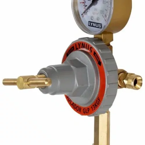Regulador de Pressão GLP 13Kgf com Manômetro 15745-9 Lynus
