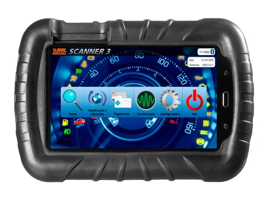 Scanner 3 Scope Pro com Tablet e Conjunto Acessórios Diesel Leve 108930 RAVEN